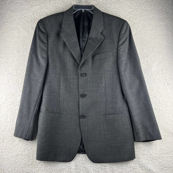 Emporio Armani Antinea SRL Wool Blazer Sz 50 (Medium US) Dark Gray Lightweight